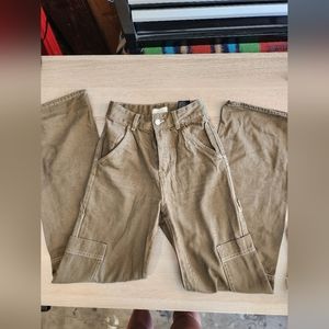 High waist straight leg pants XS 0 h&m bundle